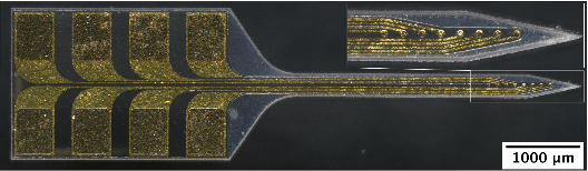 Mechanically-adaptive neural probe for intracortical recording
